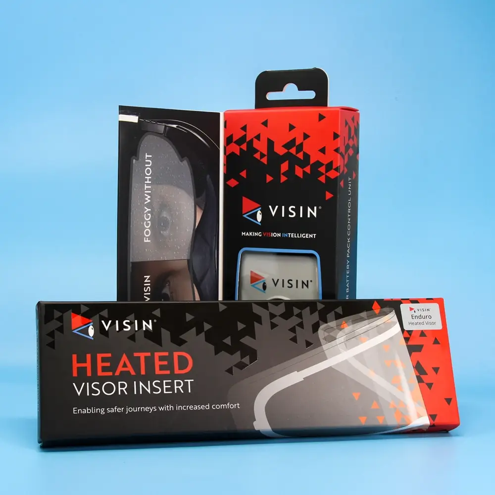 VISIN Universal Enduro Heated Visor Insert Pack - Image 3